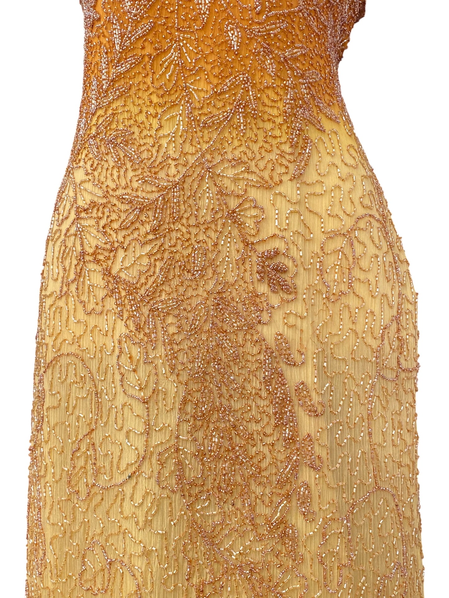 The royal gown in orange