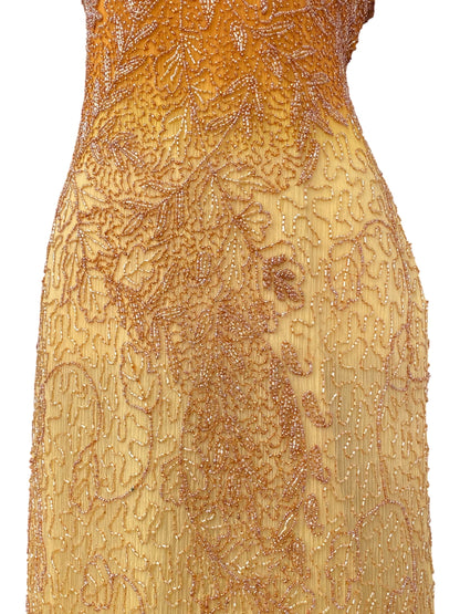 The royal gown in orange