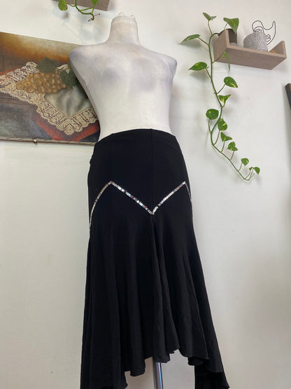 Brand new y2k ruffled sequin skirt