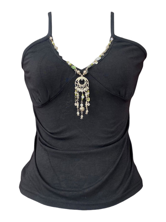 Black Y2K top