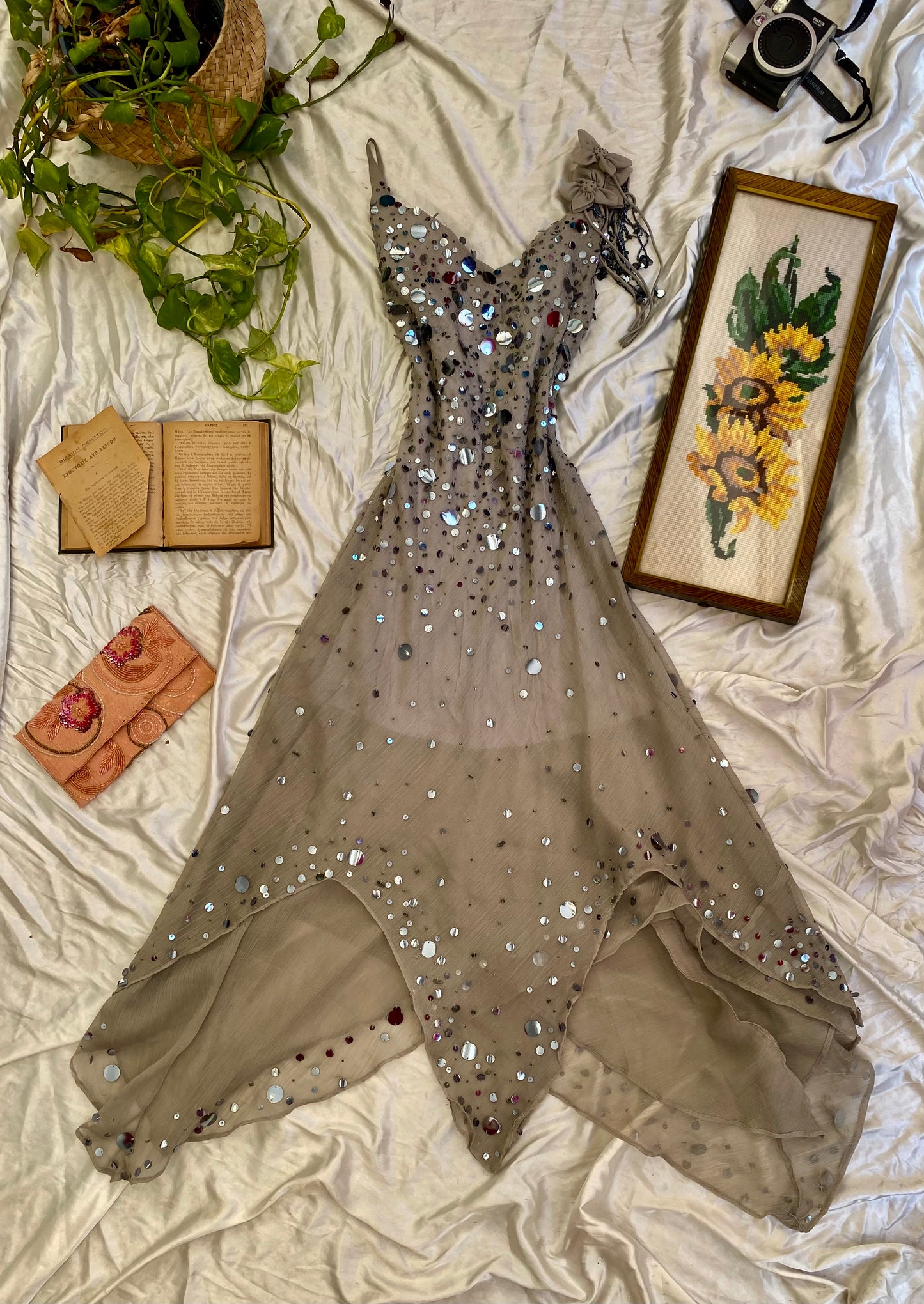 K derhy rare sequin gown