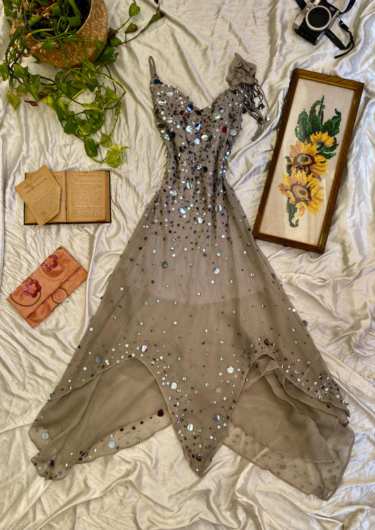 K derhy rare sequin gown