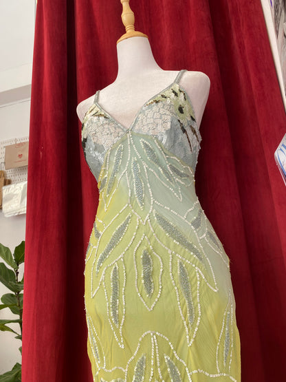 100% silk ethereal ombré gown ✨