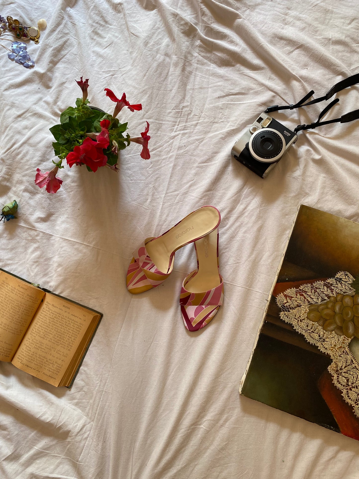 Brand new multicolour mules