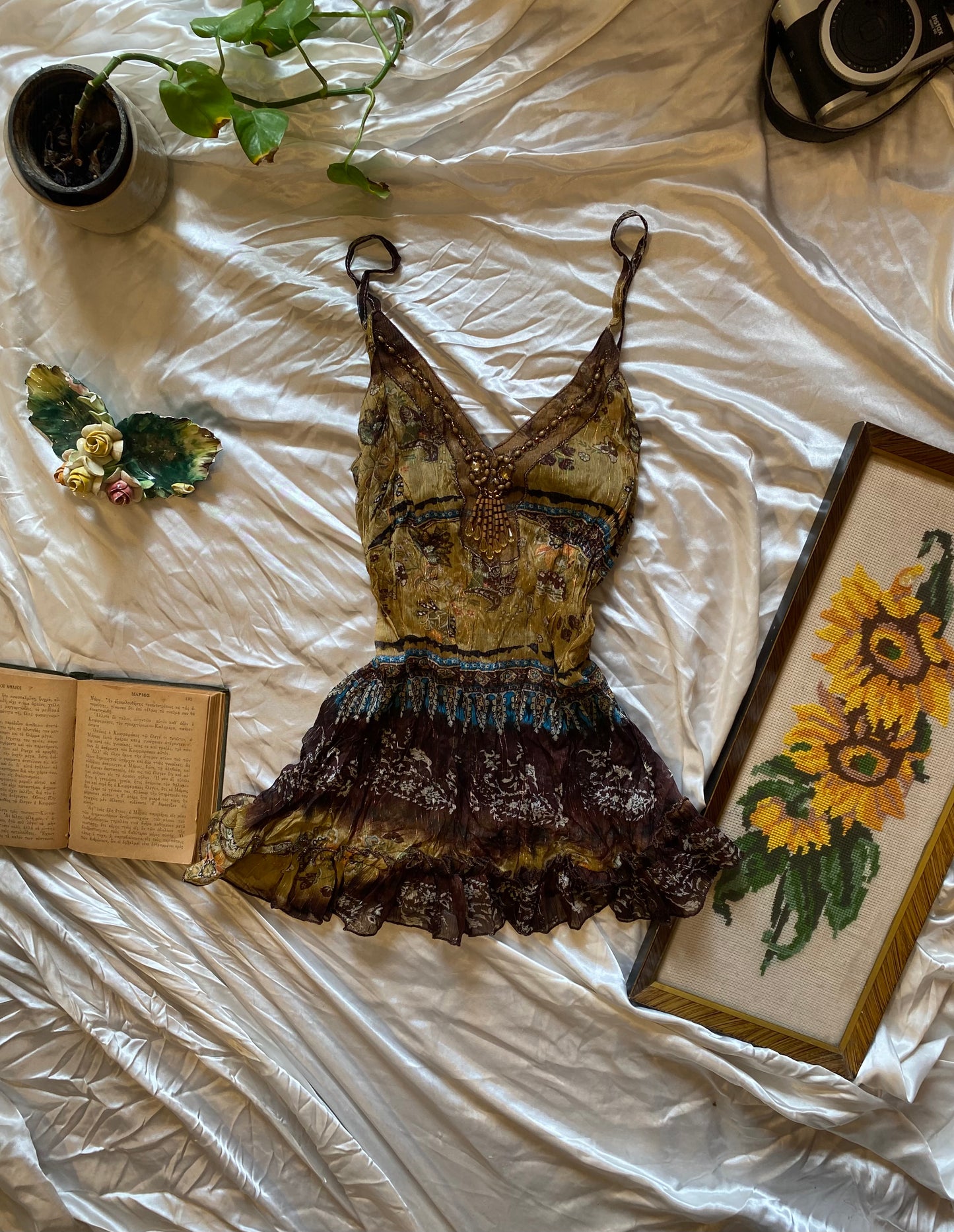 Silk based brand new sequin top