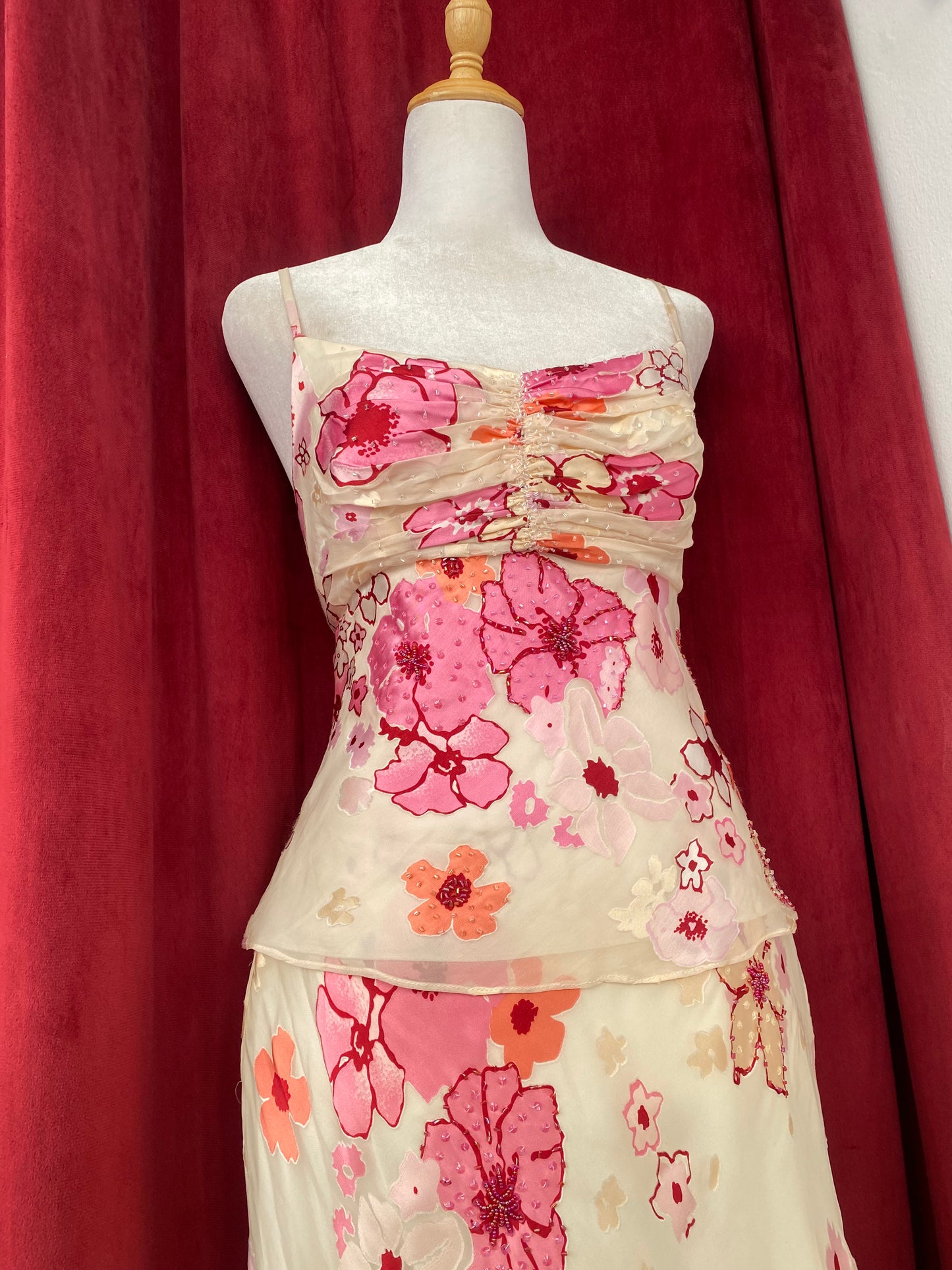 Blush Sakura Silk Ensemble set