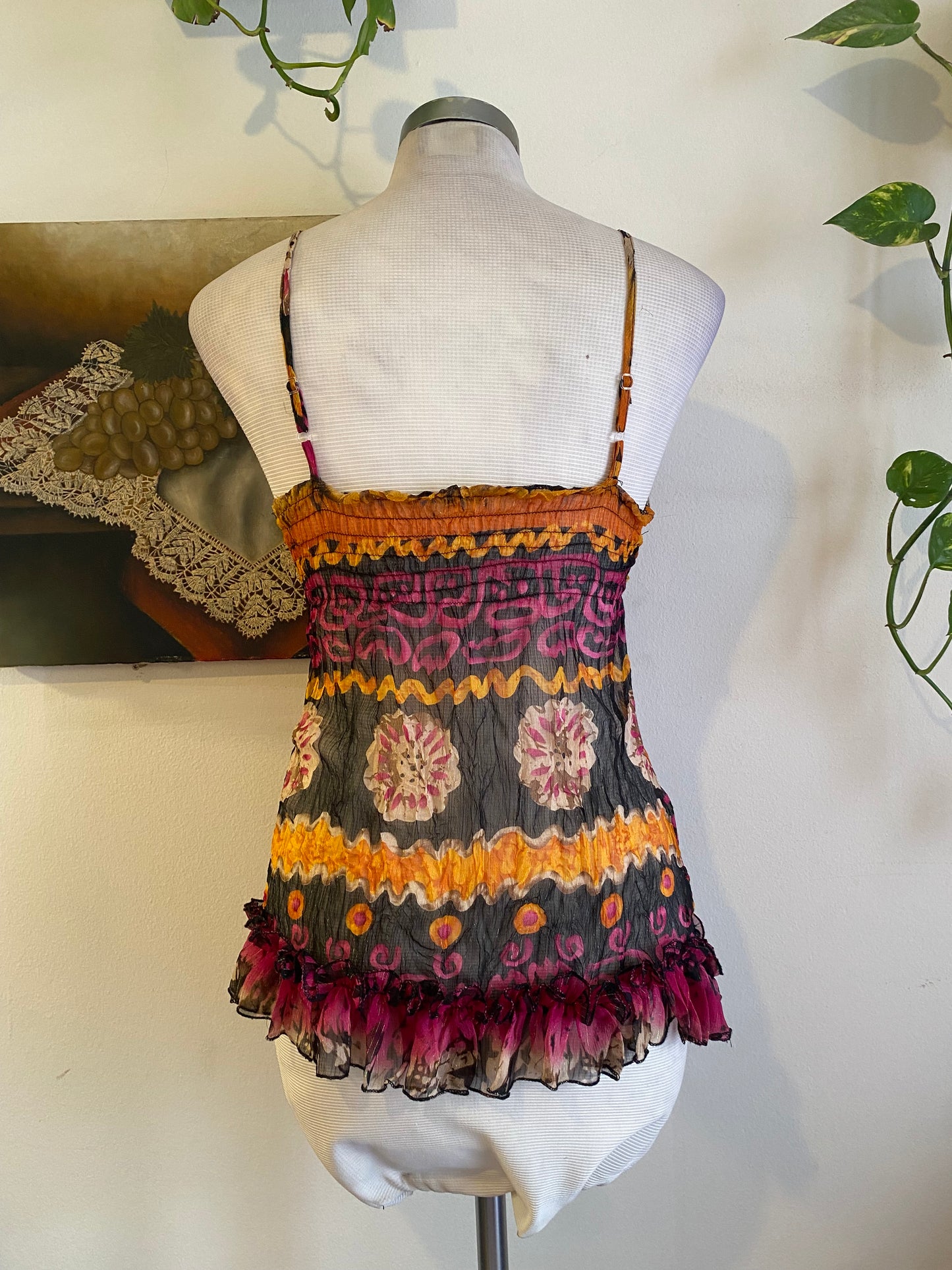 Silk based brand new sequin top