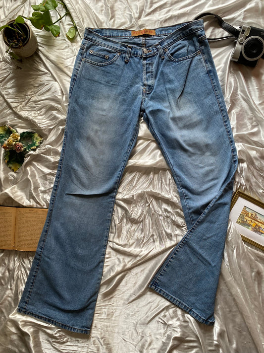 Richmond light wash jeans with details