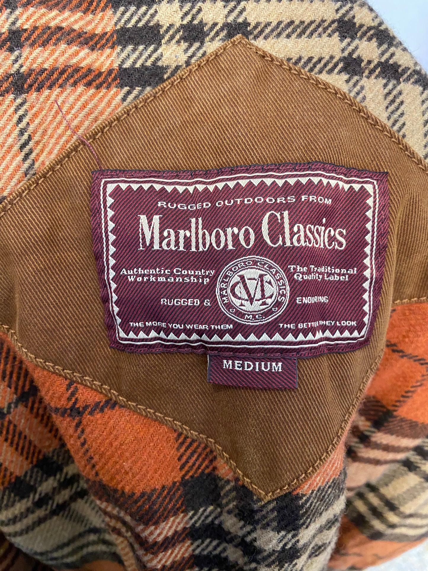 Marlboro Classics 100% cotton brown jacket