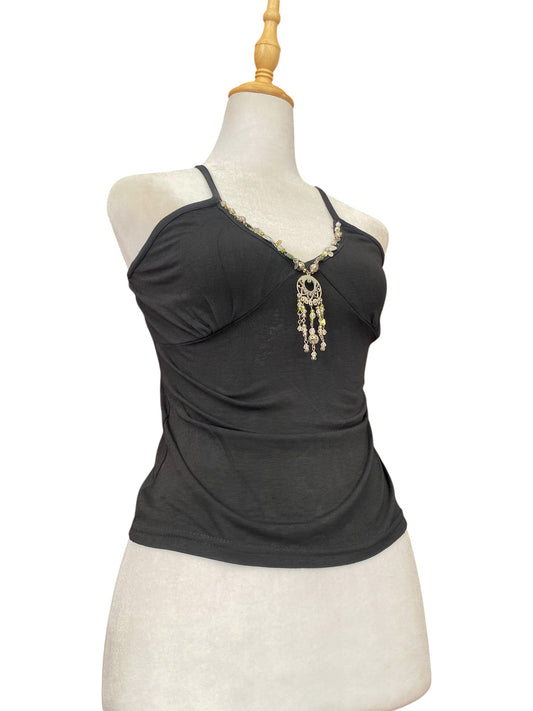 Black Y2K top
