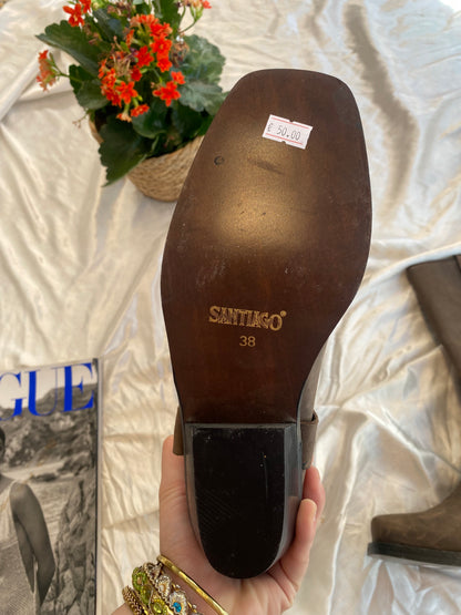 Leather brand new vintage brown boots