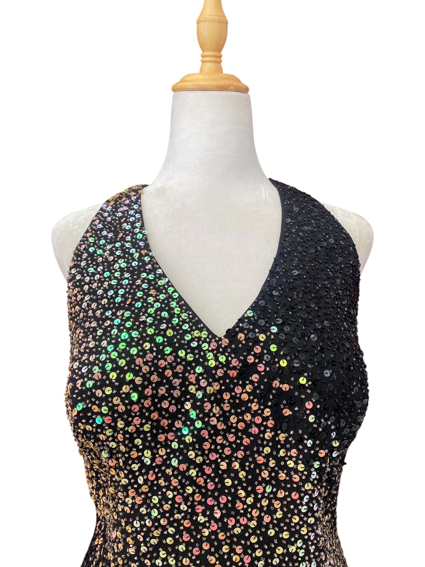 100% silk handbeaded top