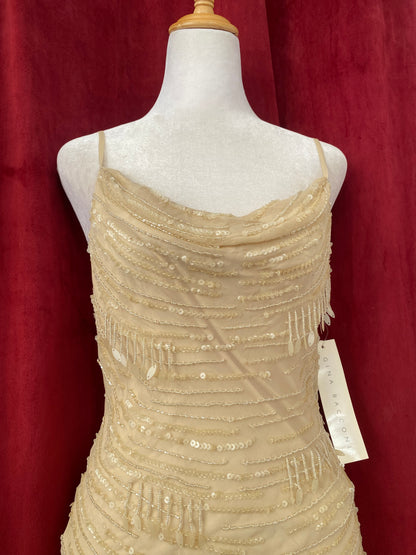 100% silk mermaid handbeaded top