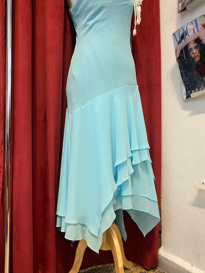 Light blue ruffled maxi dress 🩵