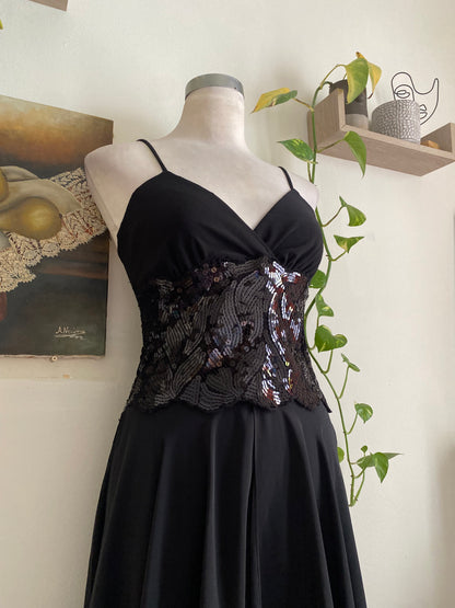 Brand new black sequin dress