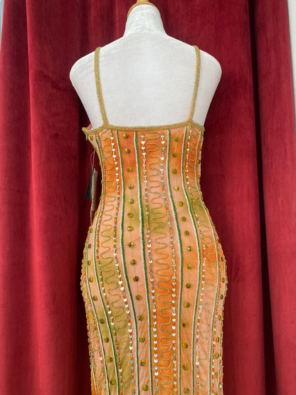 Golden Eden Embellished gown