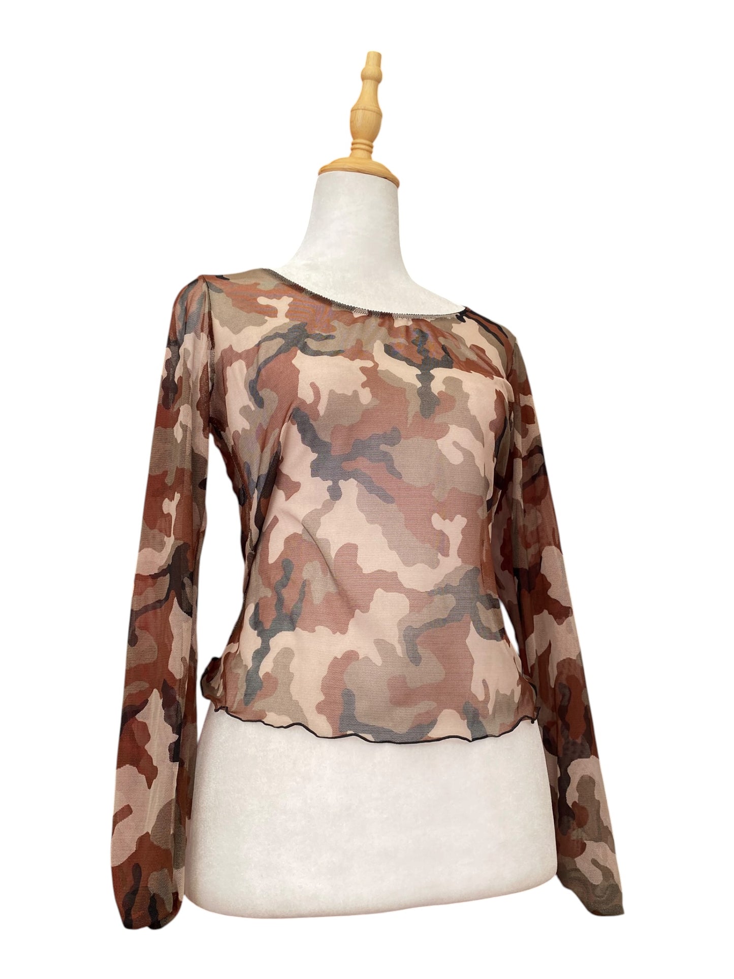 Military style mesh top 🖤