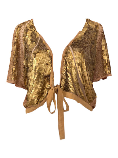 Handbeaded gold bolero