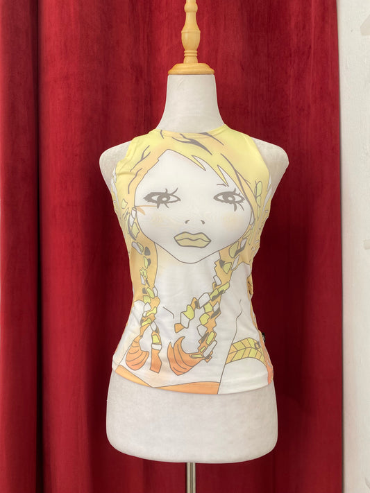 Y2K graphic top