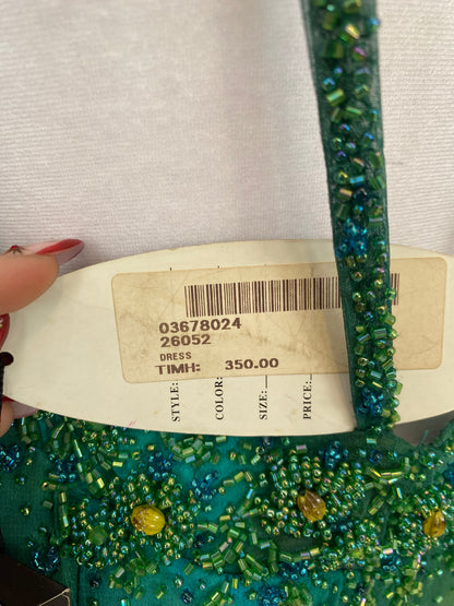 100% silk mermaid handbeaded gown 🧜