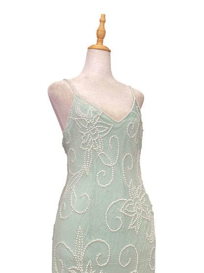 The princess baby blue dress