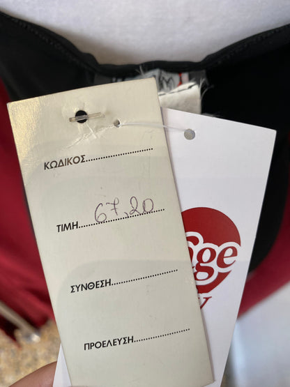 Morgan de Toi black y2k top with ruffled details 💋