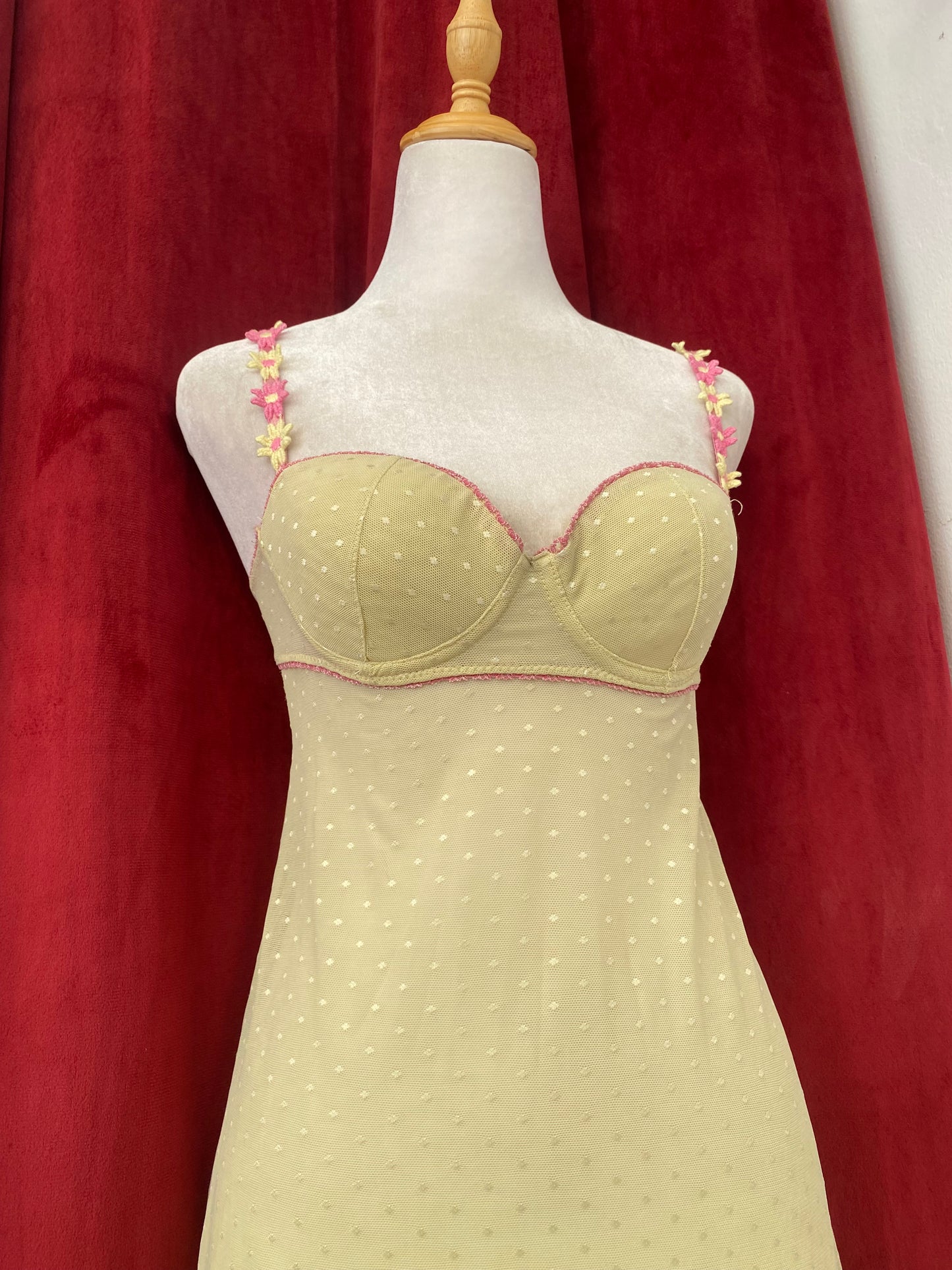 Butter yellow floral babydoll