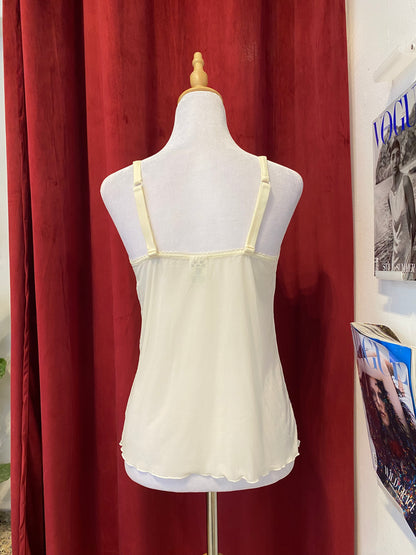 Brand new white fairy see through top