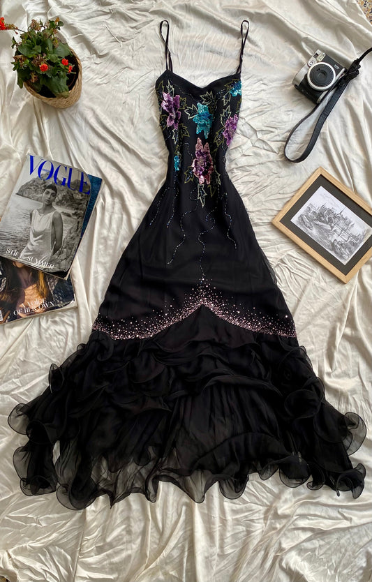 100% silk princess gown 🖤