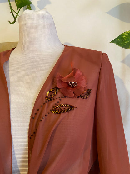 2 piece set brand new with handbeaded details