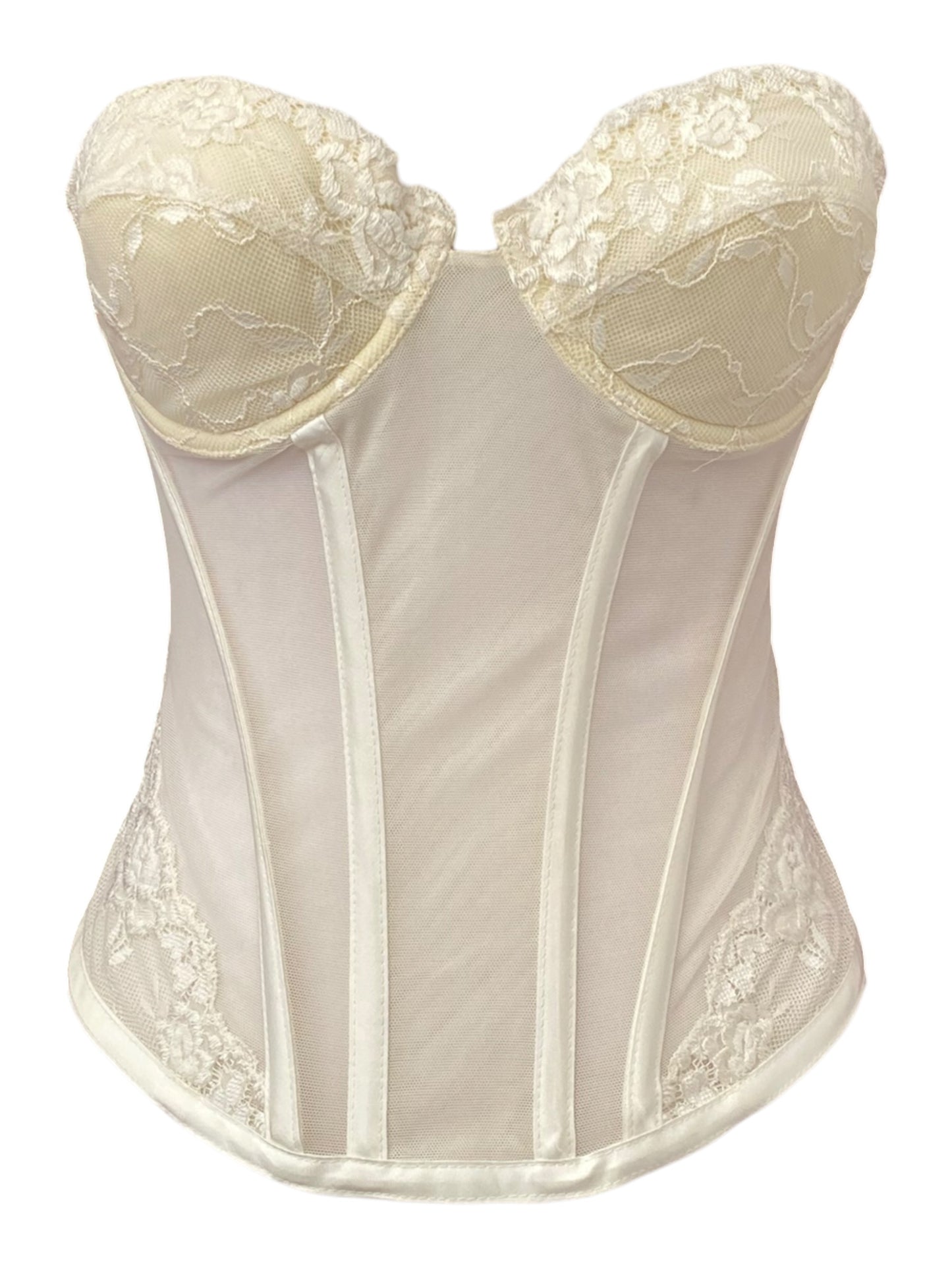 Ivory belle corset bustier