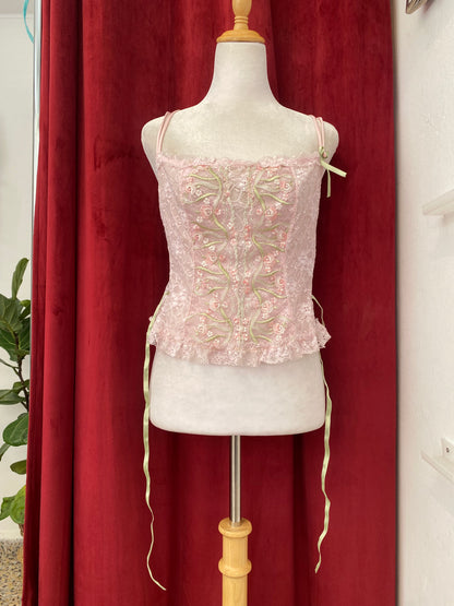 Blush Versailles couture corset