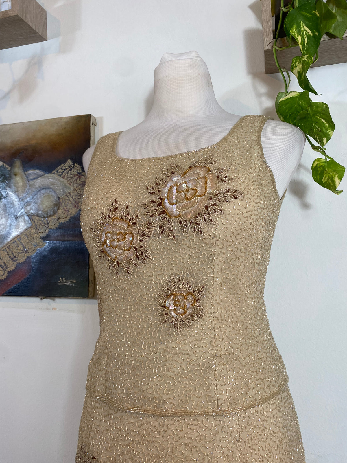 Aurelia Embellished Silk Set