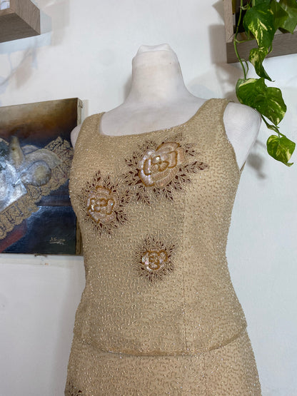Aurelia Embellished Silk Set