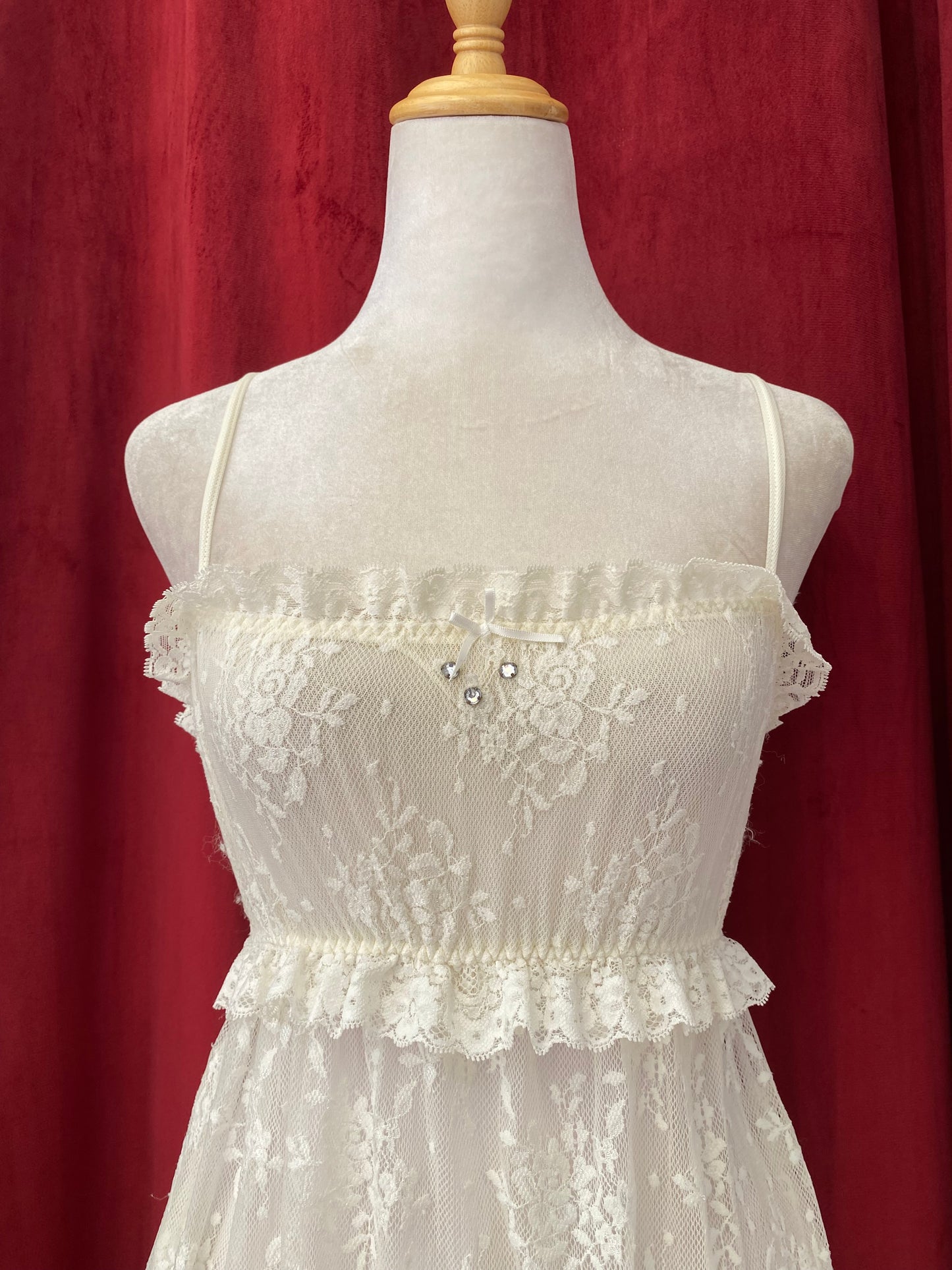 White lace top