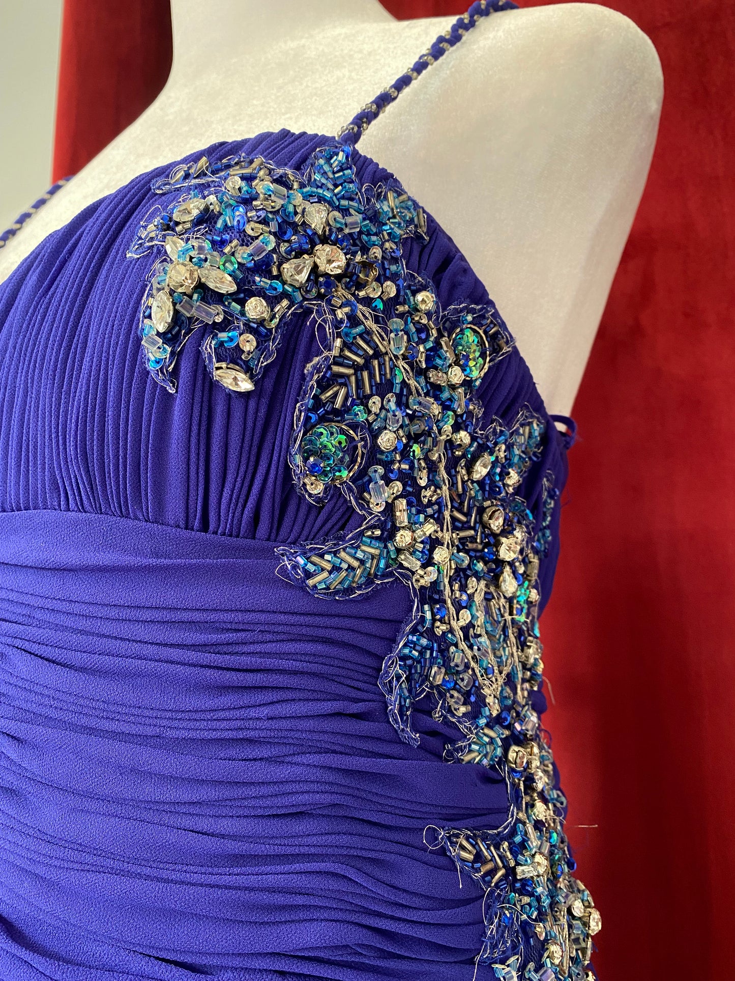 Rich purple bodycon princess dress