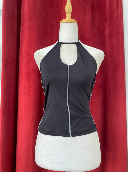 Black Y2K top