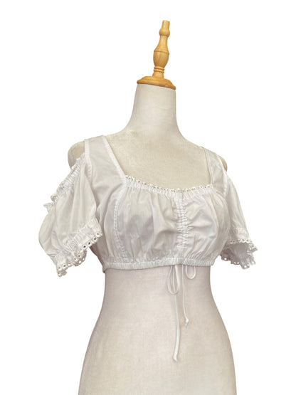 White cotton top