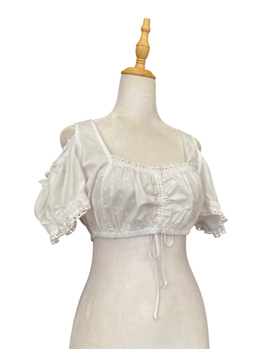 White cotton top