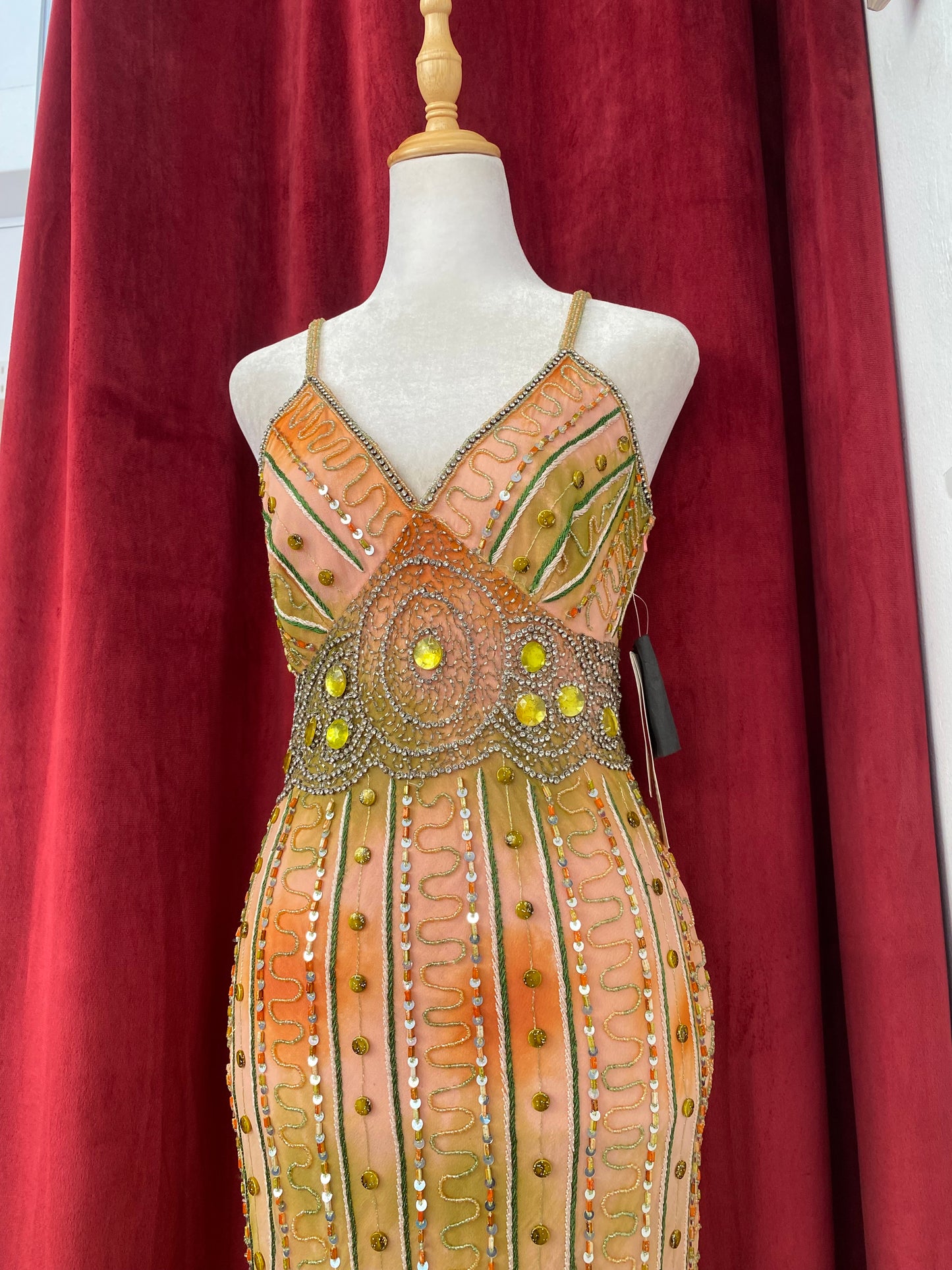 Golden Eden Embellished gown
