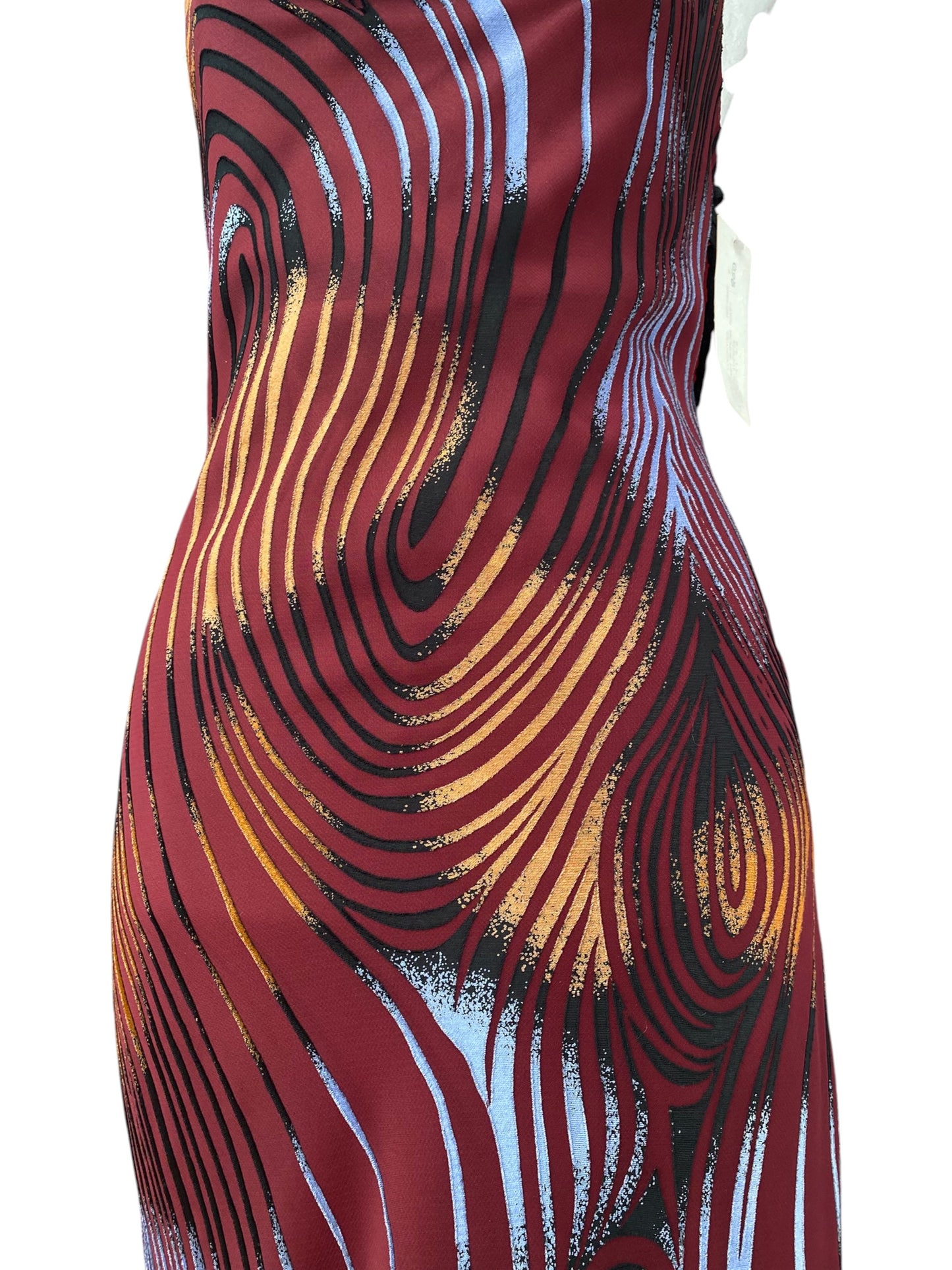 The “ Ophelia “ dress in burgundy
