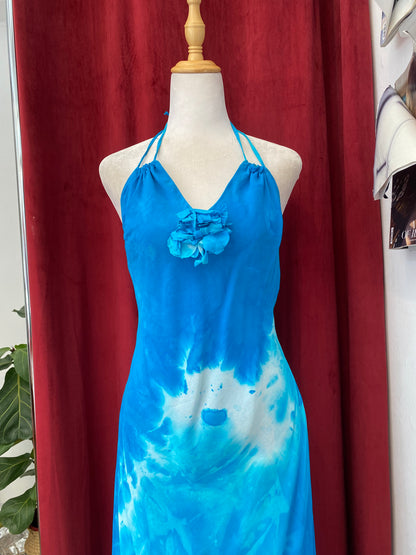 The ocean blue dress