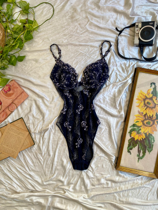 1990s Malizia by La Perla atelier bodysuit