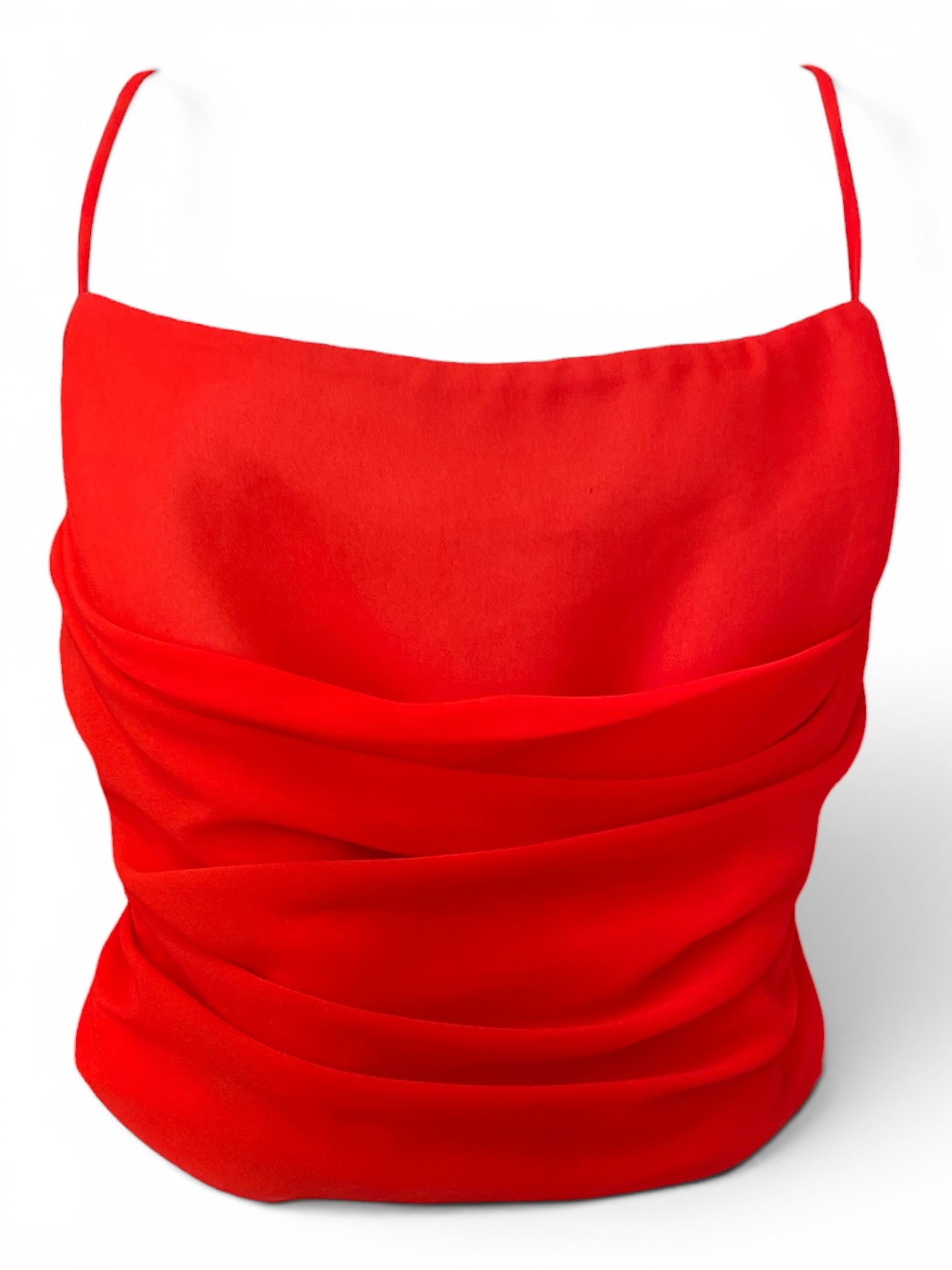 Red rushed up corset top ❤️