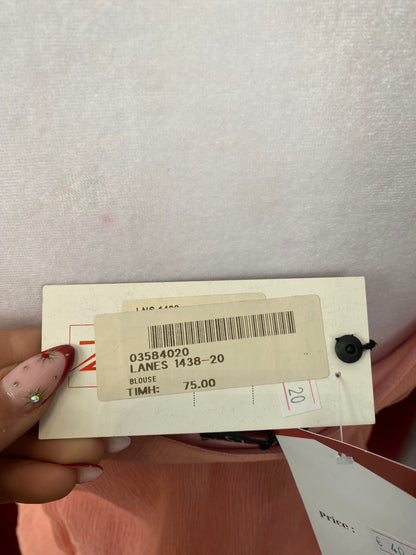 Silk dusty pink top 💞