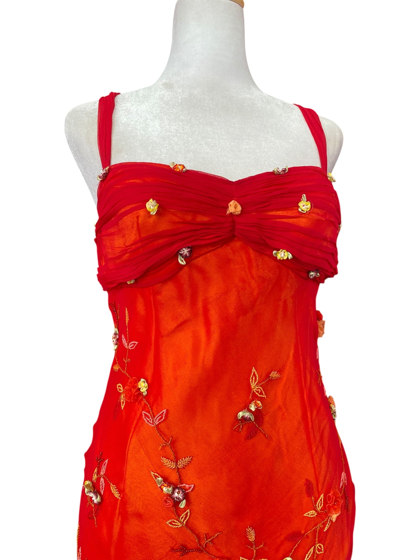 K derhy 100% silk sunset gown 🌅