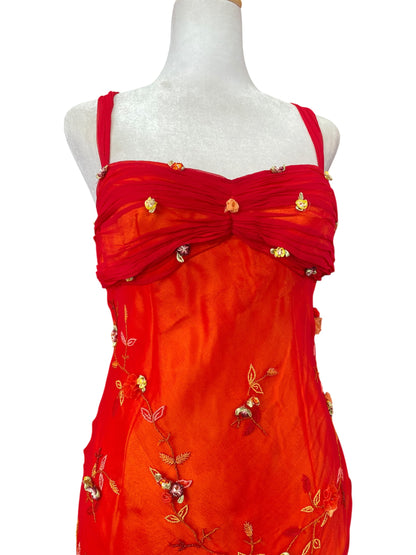 K derhy 100% silk sunset gown 🌅