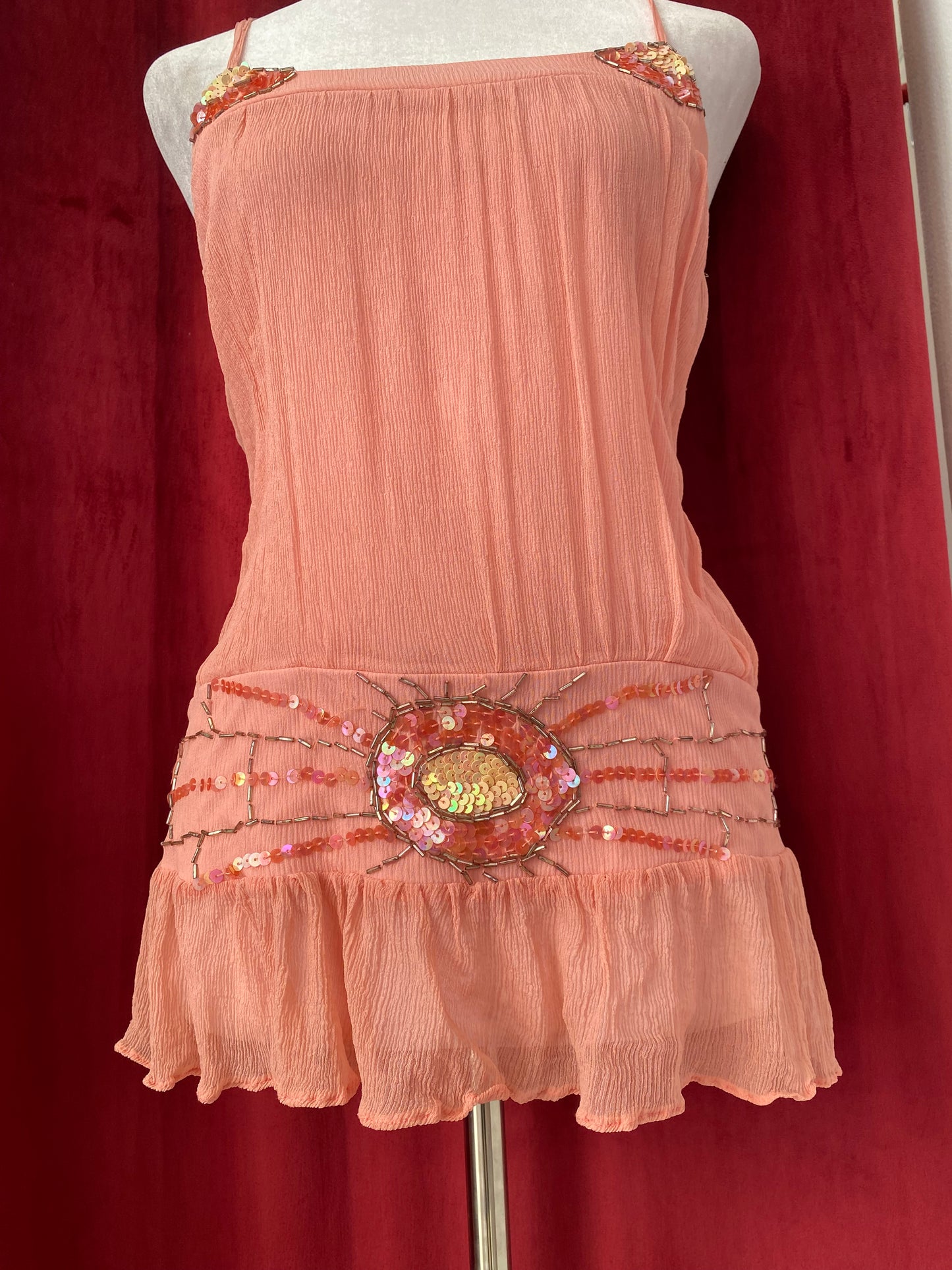 Silk dusty pink top 💞