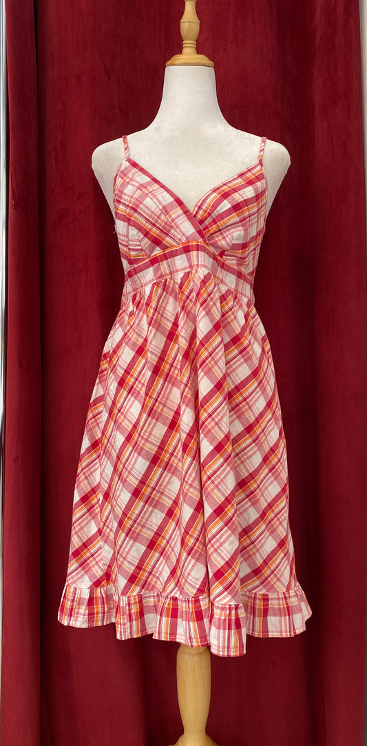Plaid summer dress