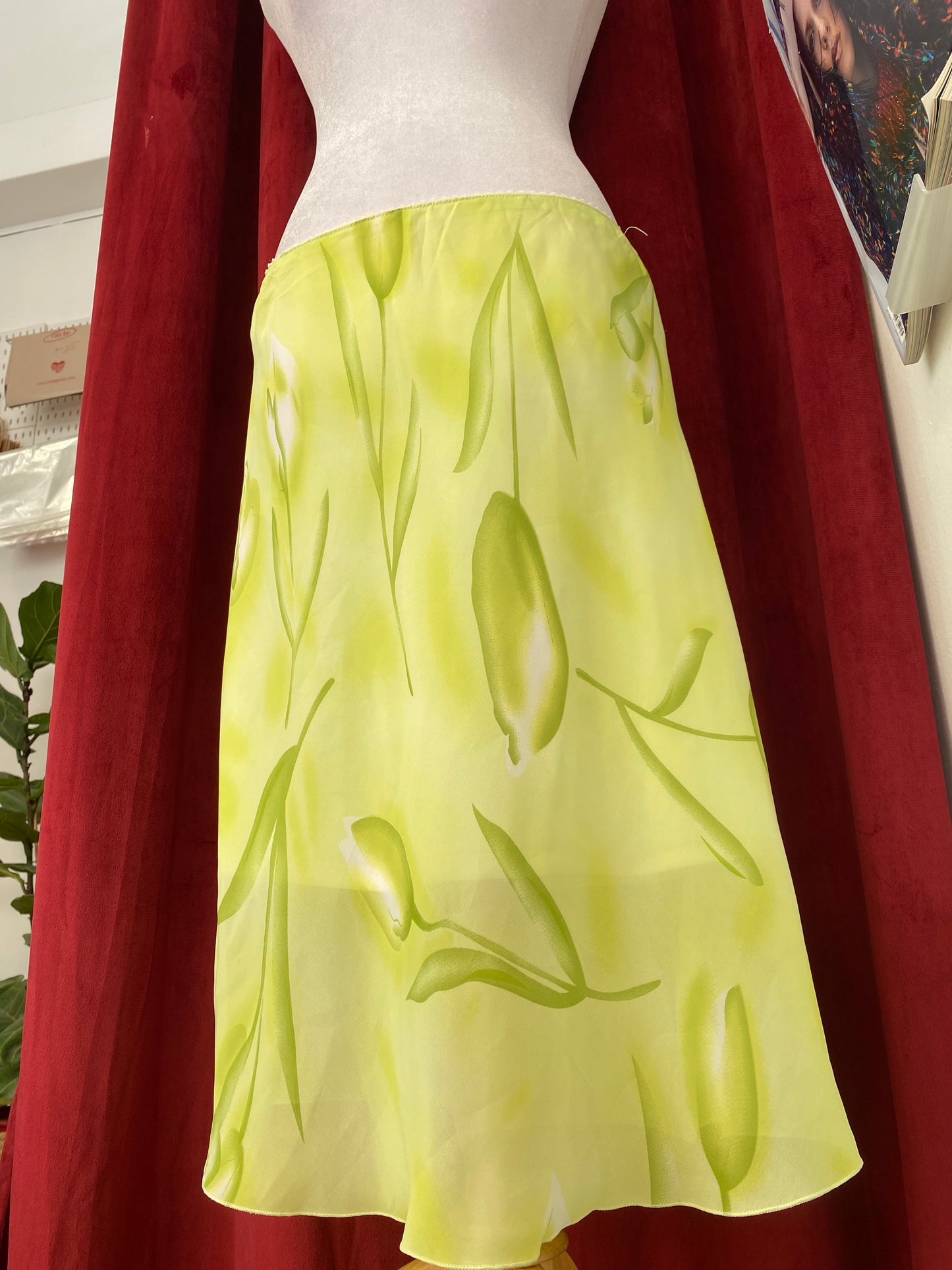 Light green summer skirt 🫒